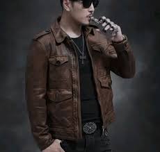 Jaket kulit kerajinan lokal handmade all size dark choco