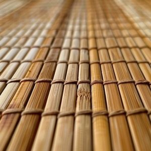 kerajinan anyaman tikar bambu